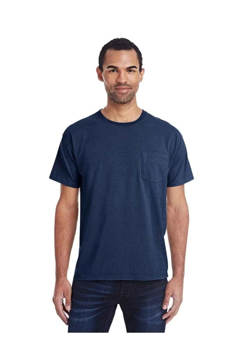 ComfortWash by Hanes GDH150: Unisex 5.5 oz., 100% Ringspun Cotton Garment-Dyed T-Shirt with Pocket