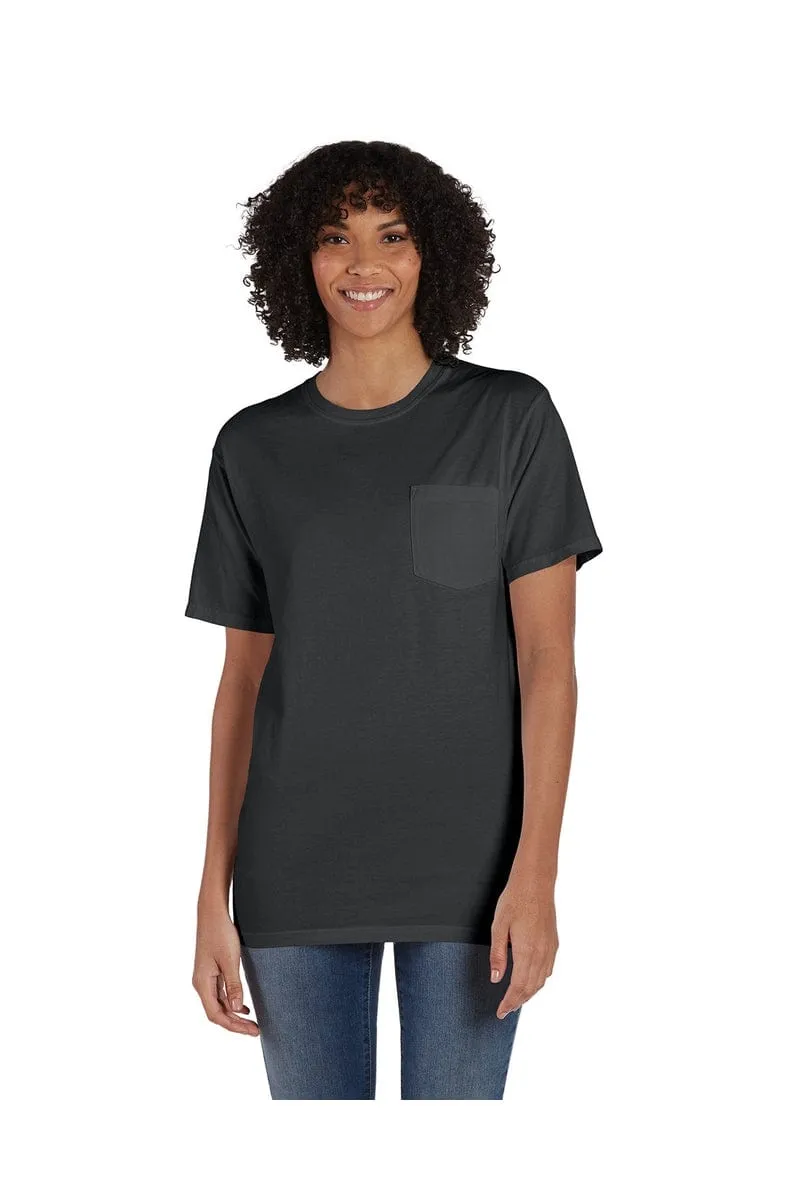 ComfortWash by Hanes GDH150: Unisex 5.5 oz., 100% Ringspun Cotton Garment-Dyed T-Shirt with Pocket
