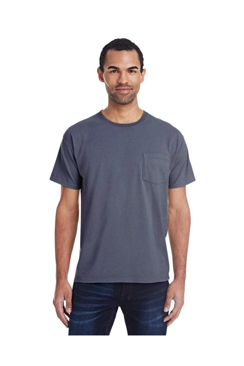 ComfortWash by Hanes GDH150: Unisex 5.5 oz., 100% Ringspun Cotton Garment-Dyed T-Shirt with Pocket