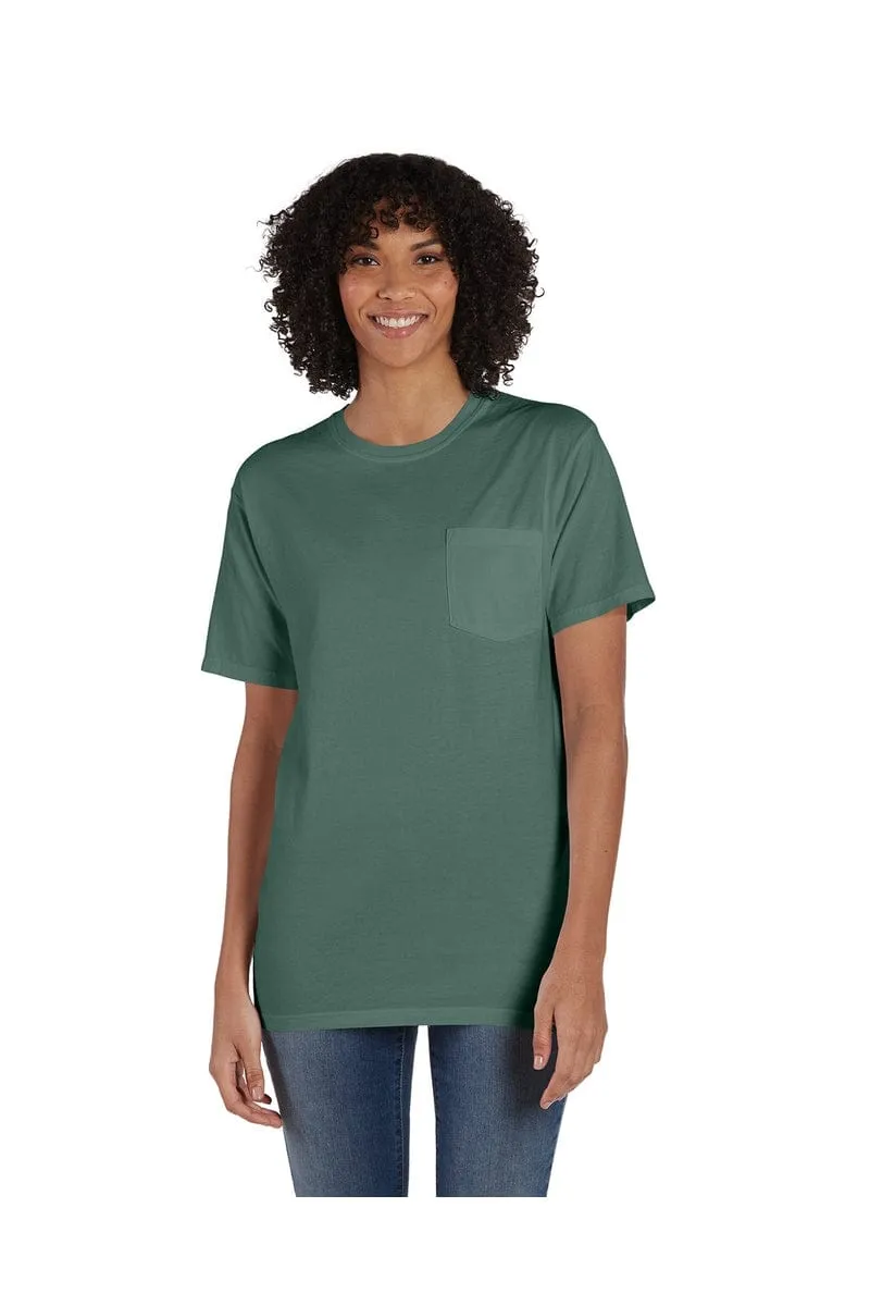 ComfortWash by Hanes GDH150: Unisex 5.5 oz., 100% Ringspun Cotton Garment-Dyed T-Shirt with Pocket
