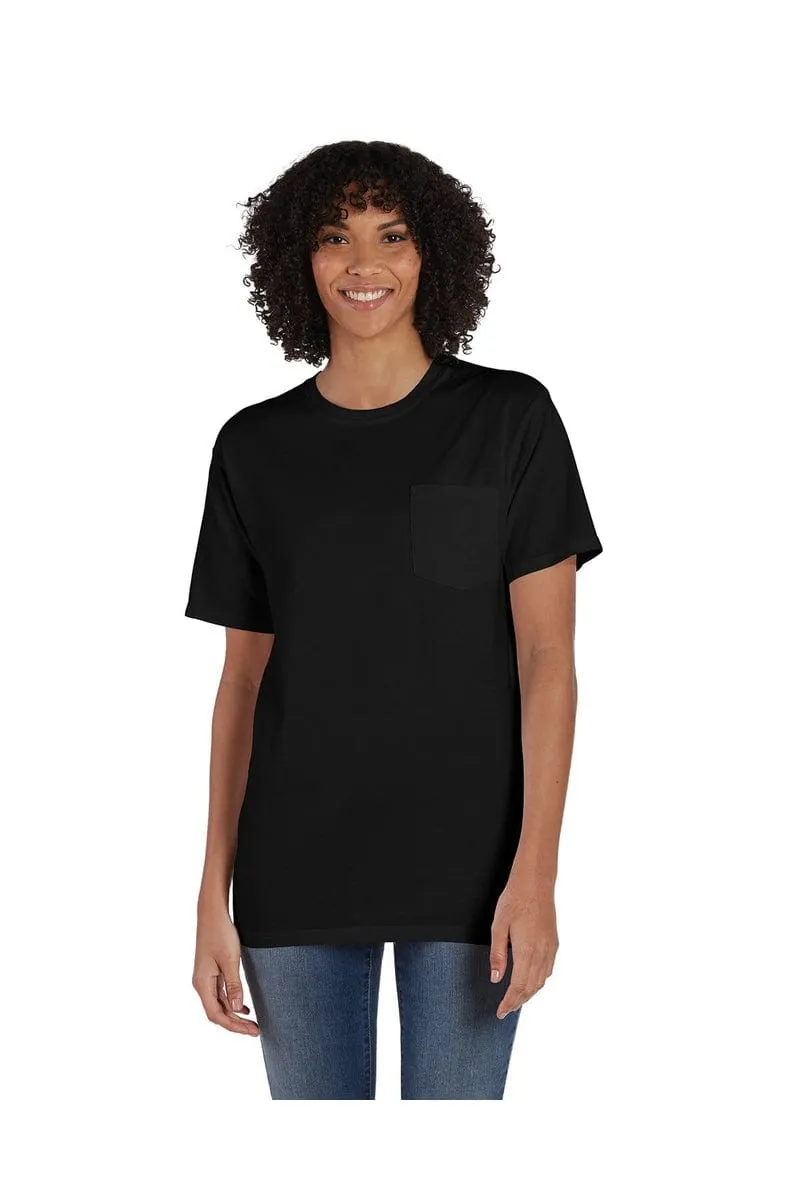 ComfortWash by Hanes GDH150: Unisex 5.5 oz., 100% Ringspun Cotton Garment-Dyed T-Shirt with Pocket