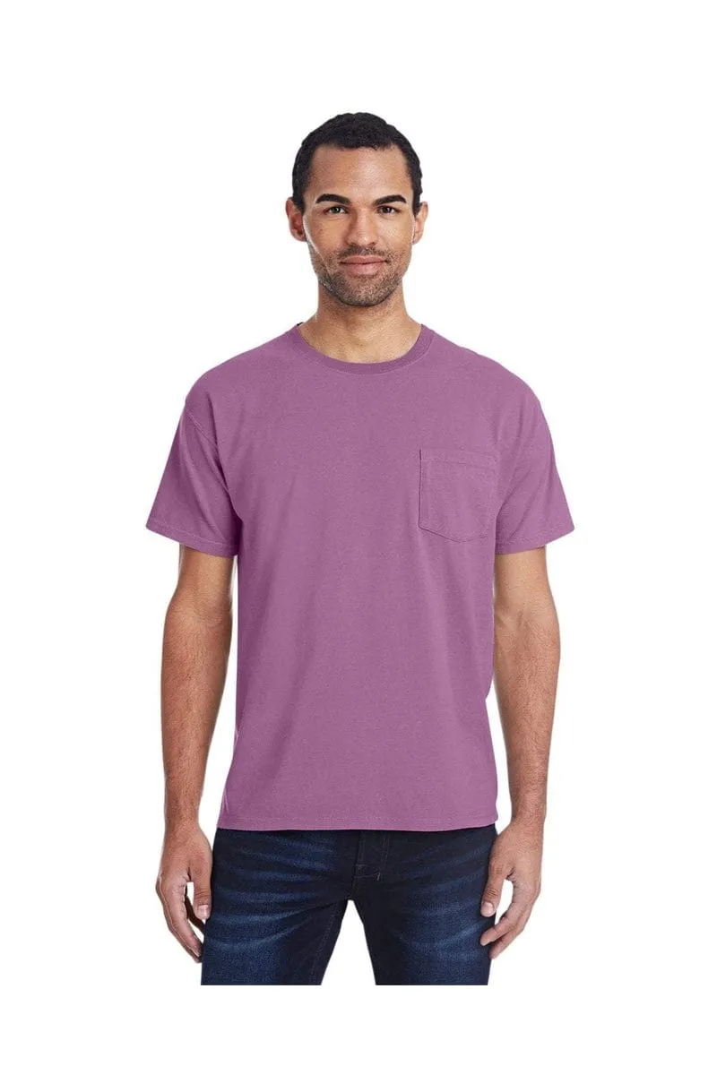 ComfortWash by Hanes GDH150: Unisex 5.5 oz., 100% Ringspun Cotton Garment-Dyed T-Shirt with Pocket