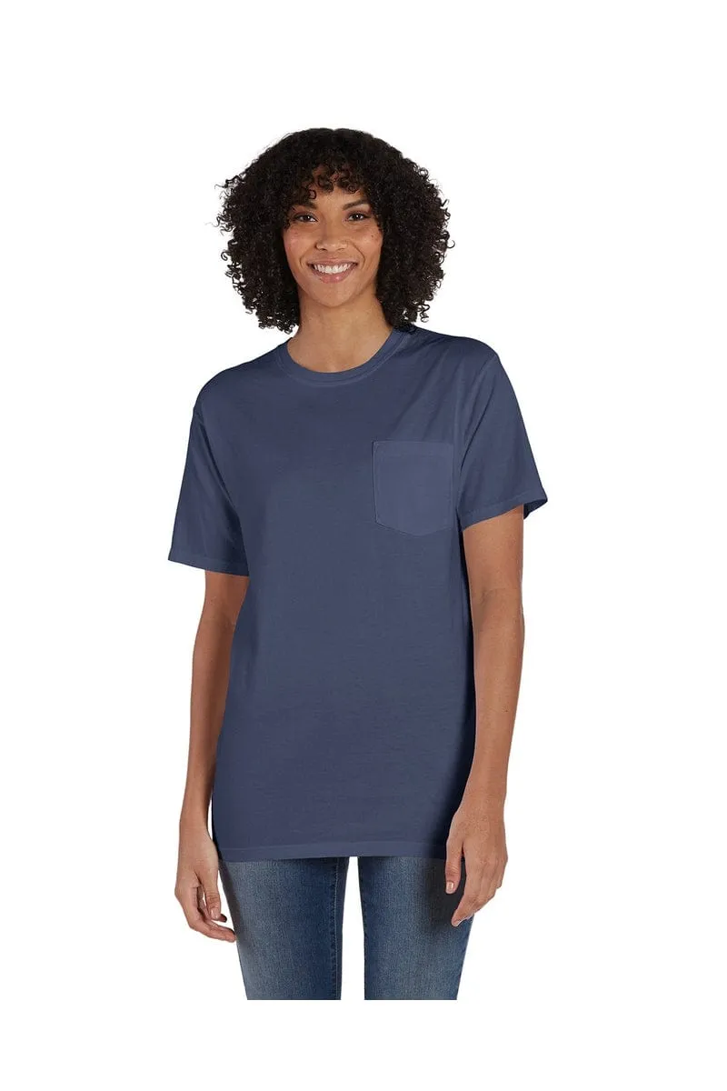 ComfortWash by Hanes GDH150: Unisex 5.5 oz., 100% Ringspun Cotton Garment-Dyed T-Shirt with Pocket