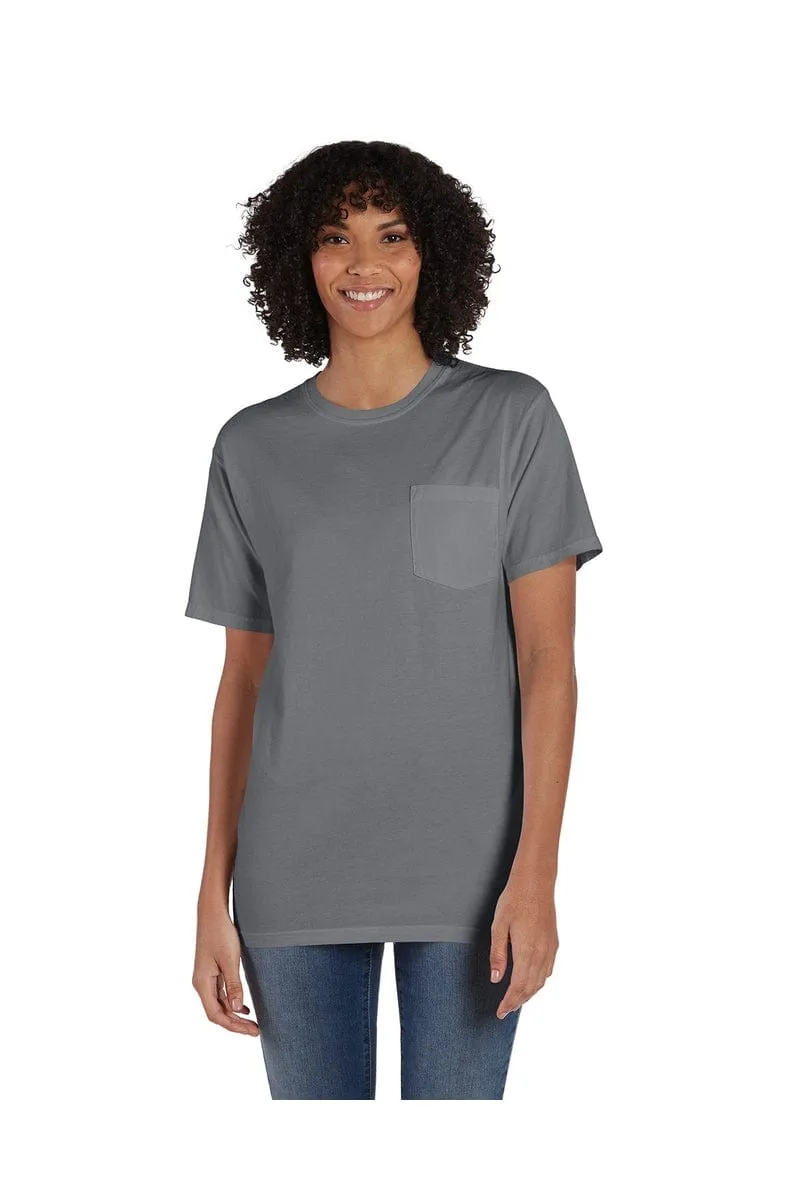 ComfortWash by Hanes GDH150: Unisex 5.5 oz., 100% Ringspun Cotton Garment-Dyed T-Shirt with Pocket