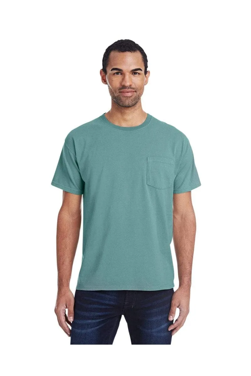 ComfortWash by Hanes GDH150: Unisex 5.5 oz., 100% Ringspun Cotton Garment-Dyed T-Shirt with Pocket