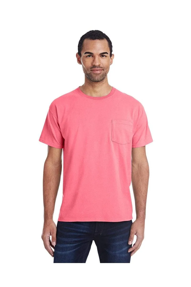 ComfortWash by Hanes GDH150: Unisex 5.5 oz., 100% Ringspun Cotton Garment-Dyed T-Shirt with Pocket