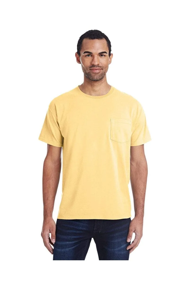 ComfortWash by Hanes GDH150: Unisex 5.5 oz., 100% Ringspun Cotton Garment-Dyed T-Shirt with Pocket