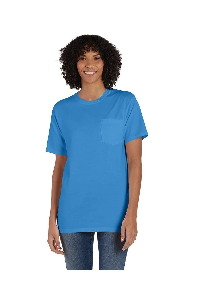 ComfortWash by Hanes GDH150: Unisex 5.5 oz., 100% Ringspun Cotton Garment-Dyed T-Shirt with Pocket