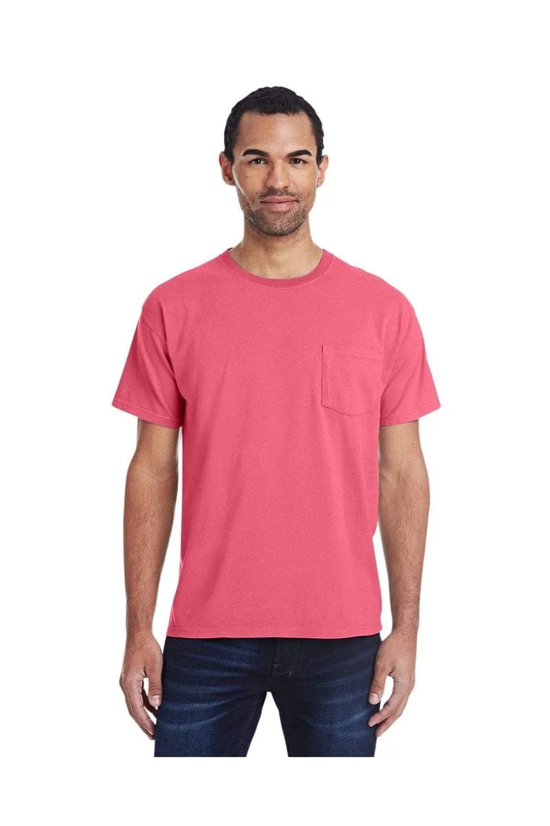 ComfortWash by Hanes GDH150: Unisex 5.5 oz., 100% Ringspun Cotton Garment-Dyed T-Shirt with Pocket