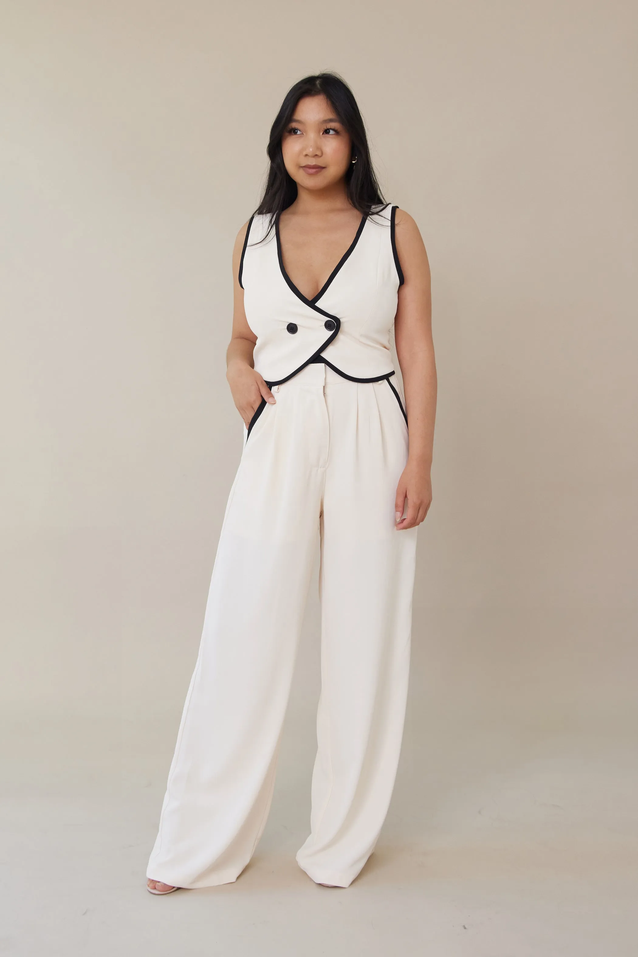 Contrast Pant