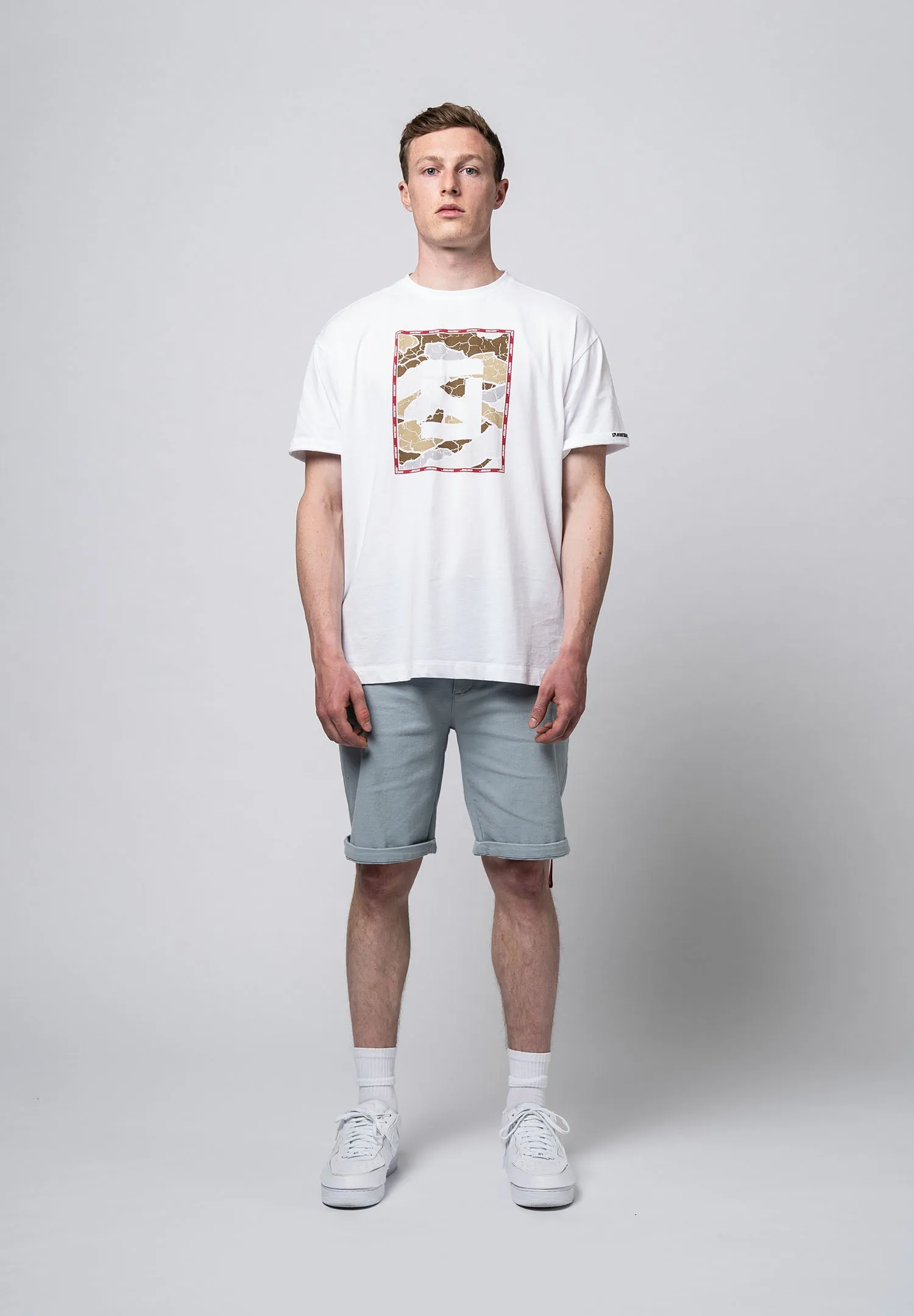 CP RED. Framed Oversize T-Shirt