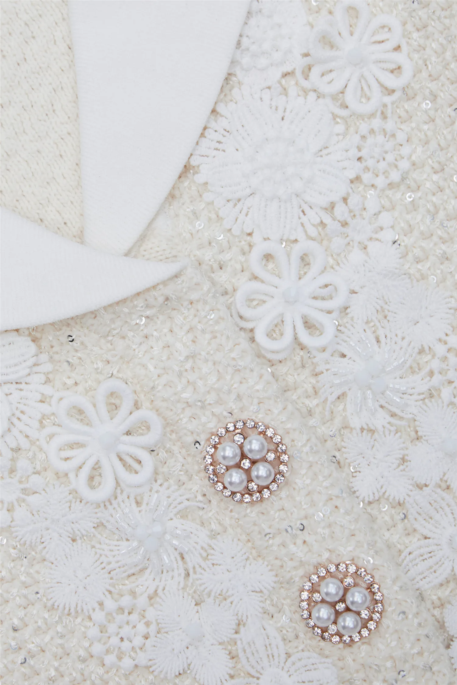 Cream Soft Knit Bow Mini Dress