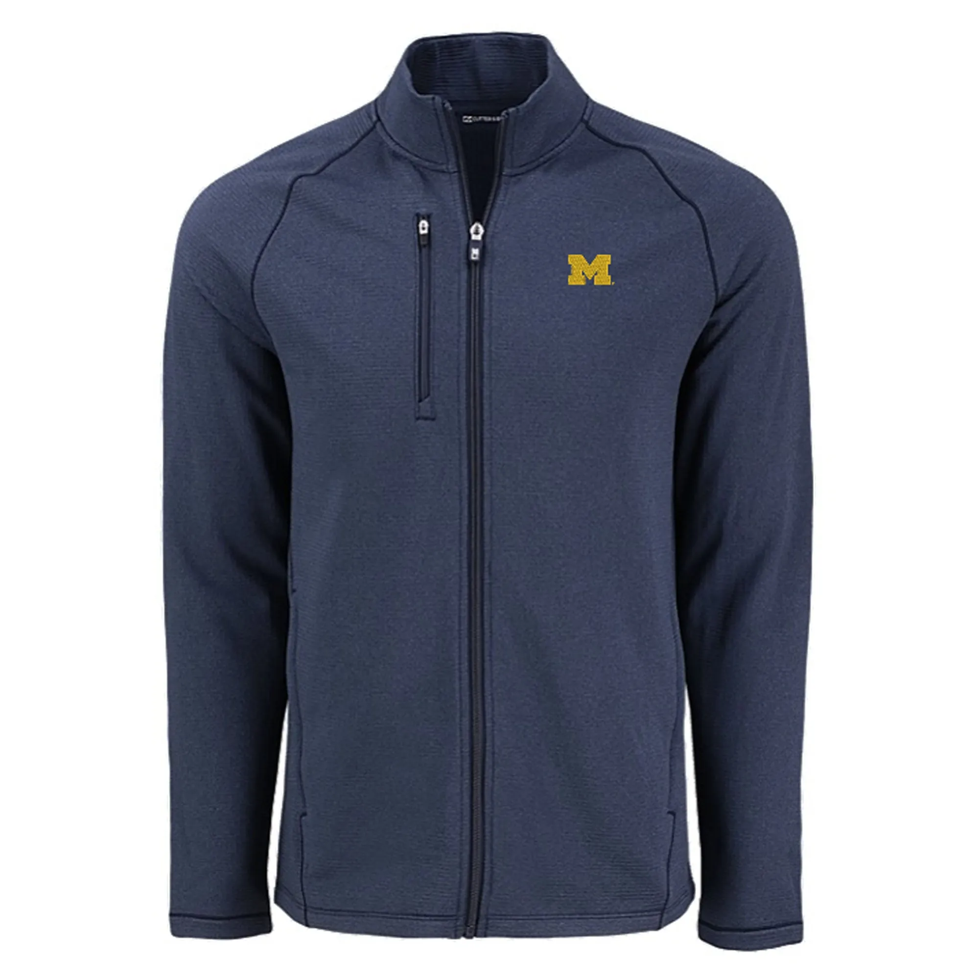 Cutter & Buck Michigan Men's Peshastin Eco Fleece Recycled Full Zip Jacket Navy
