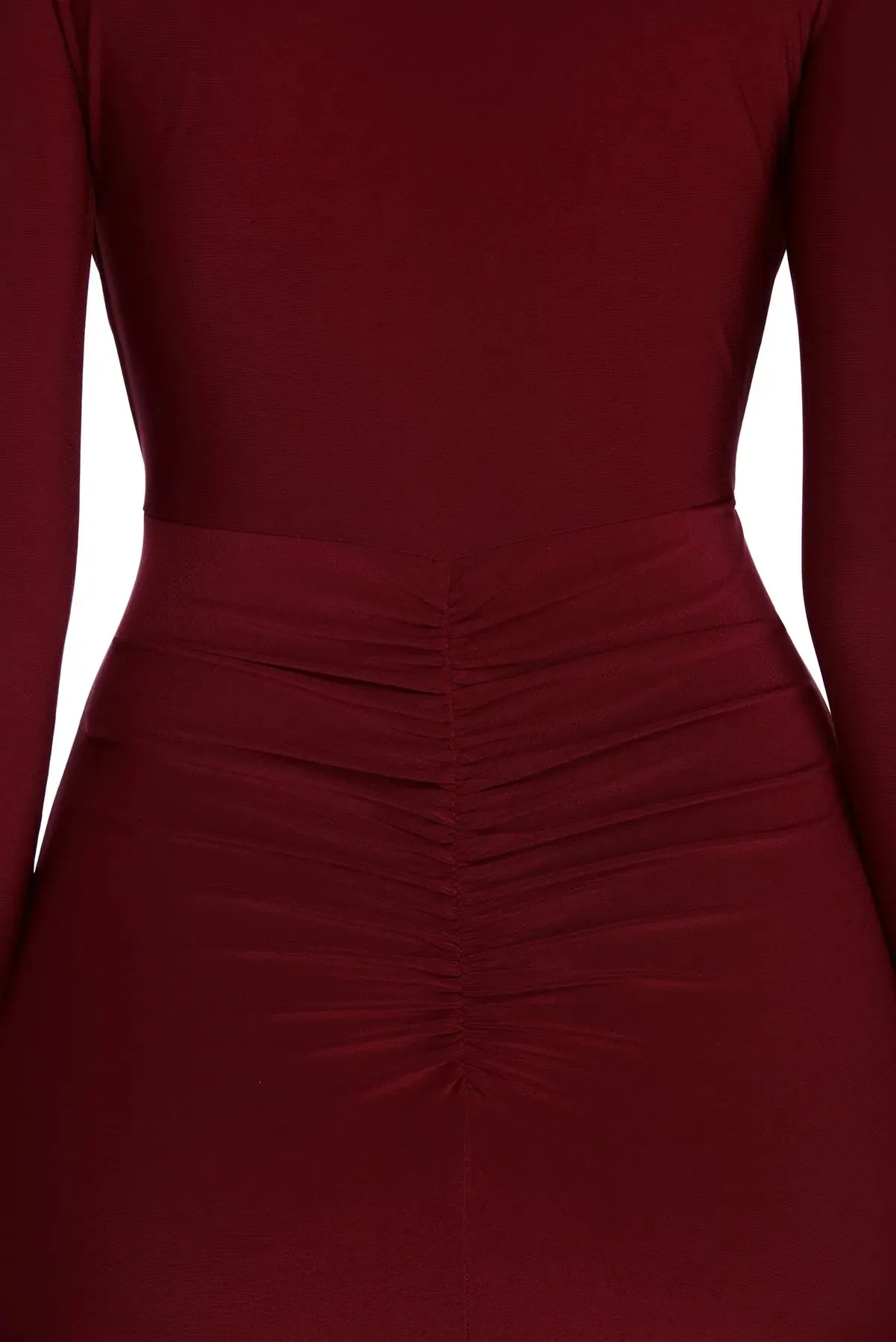 Denise Formal Plunging Ruched Dress