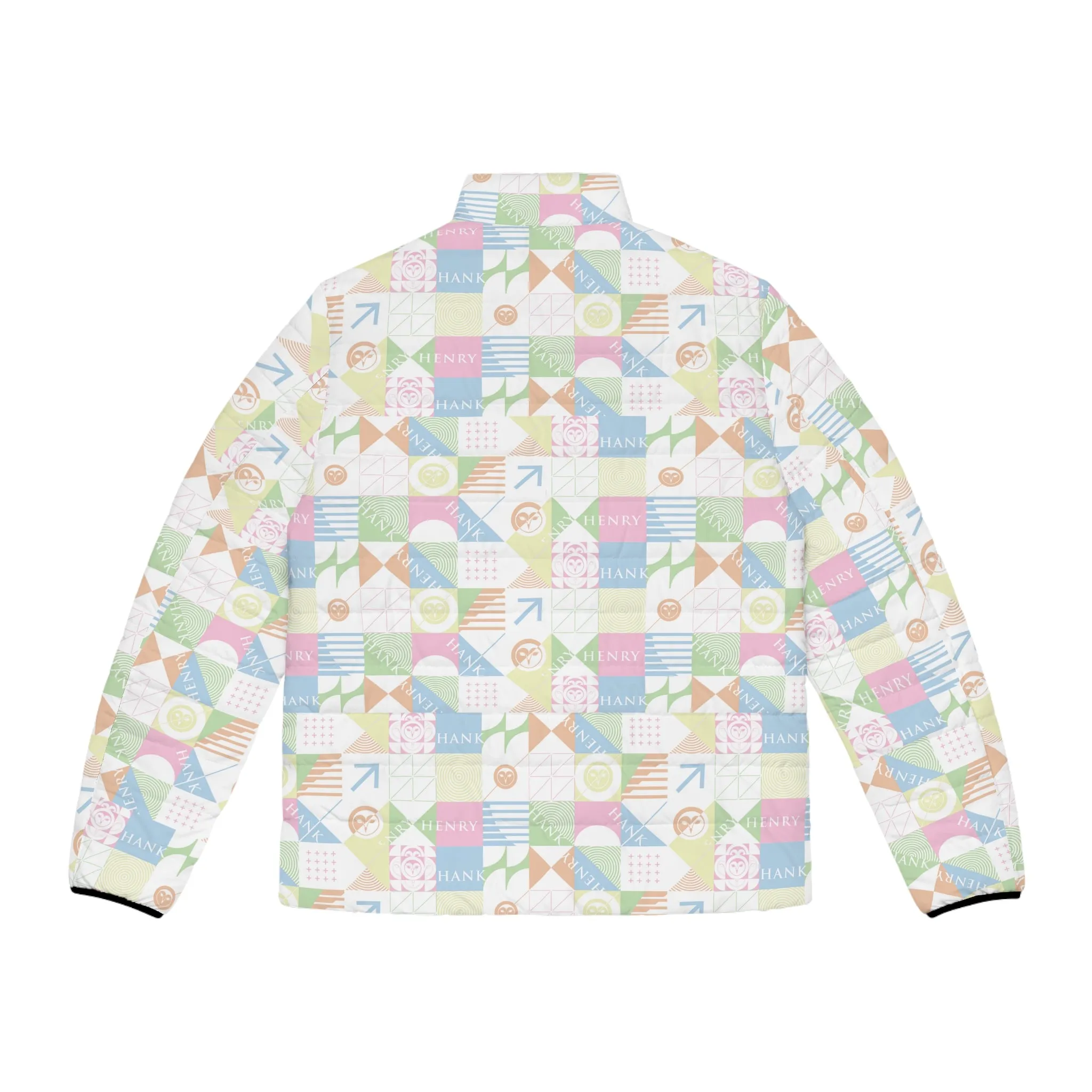 Downtown Bloom | Men's Puffer Jacket (SM-2XL)