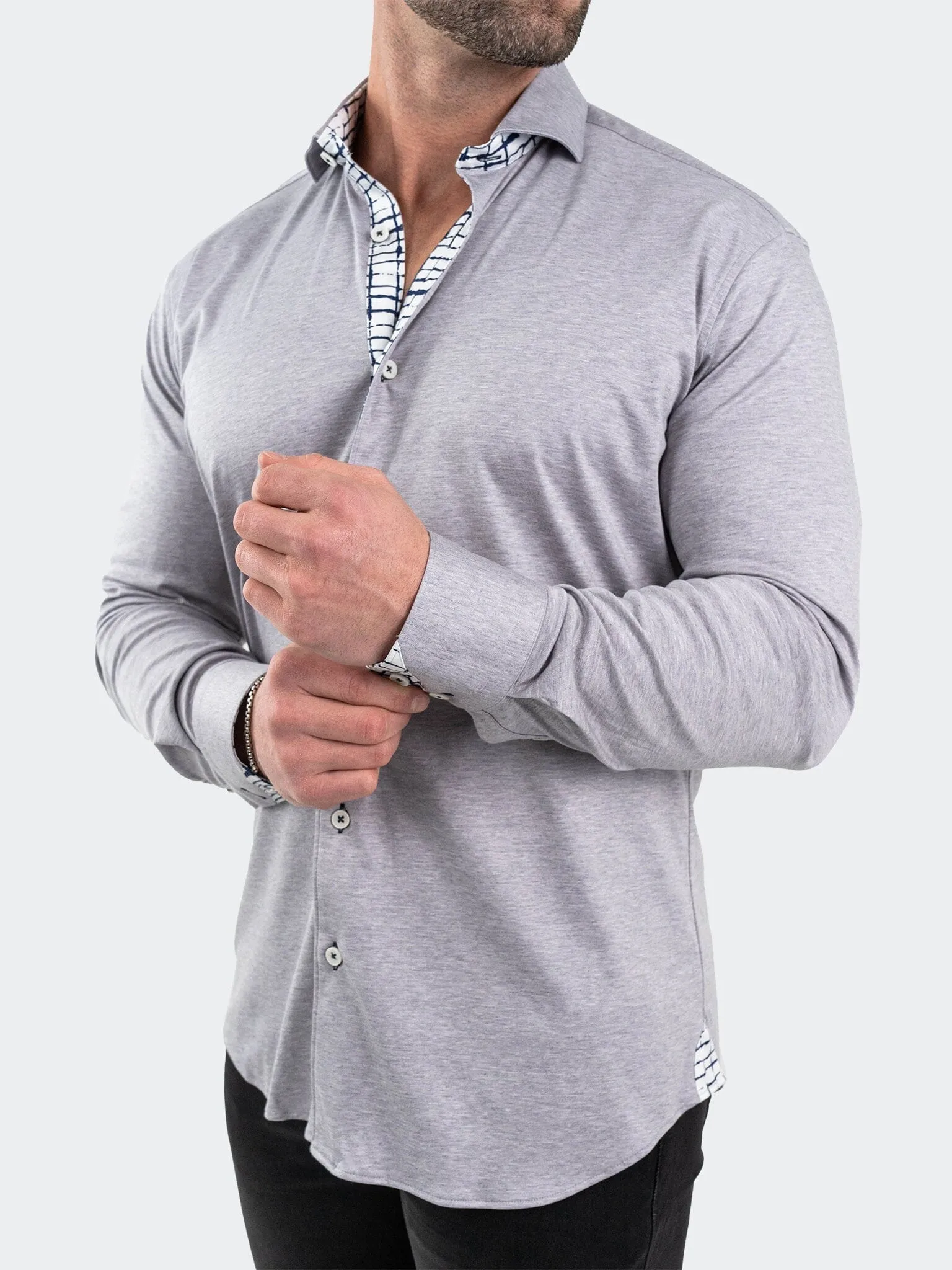 Einstein StretchSolidMelange Grey