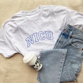 Embroidered NICU Nurse Crewneck Gemma T-Shirt