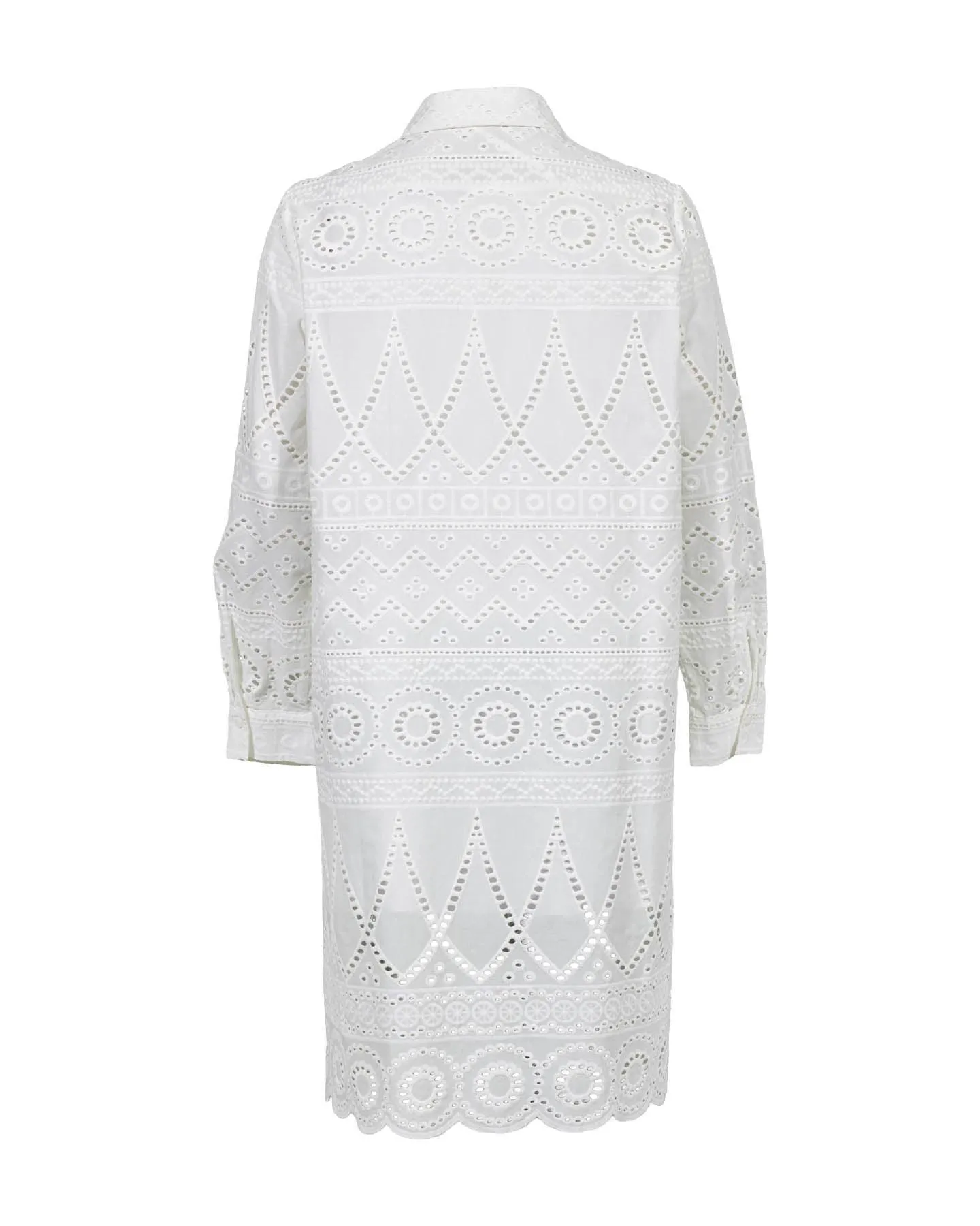 Eyelet Shirt Dress