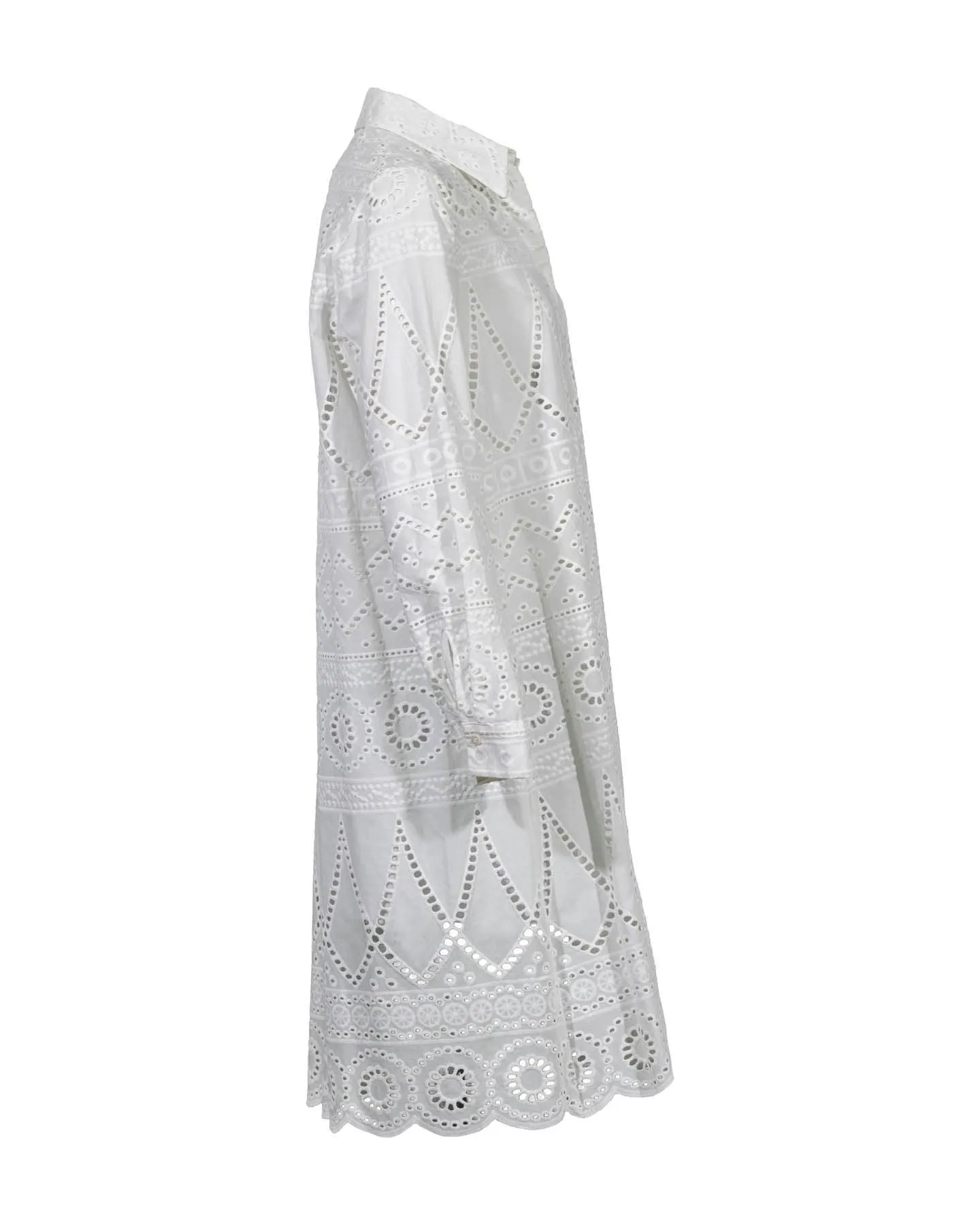 Eyelet Shirt Dress