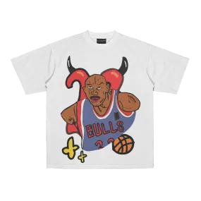 FakeButReal Bootleg Michel Jordan White T-Shirt