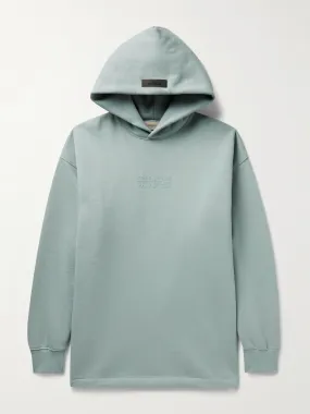 FEAR OF GOD ESSENTIALS
Oversized Logo-Appliquéd Cotton-Blend Jersey Hoodie