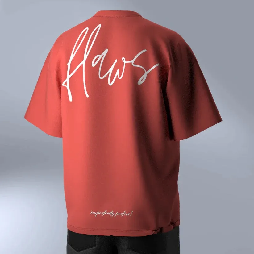 Flaws Coral Royale Oversize T-shirt