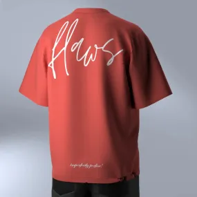 Flaws Coral Royale Oversize T-shirt