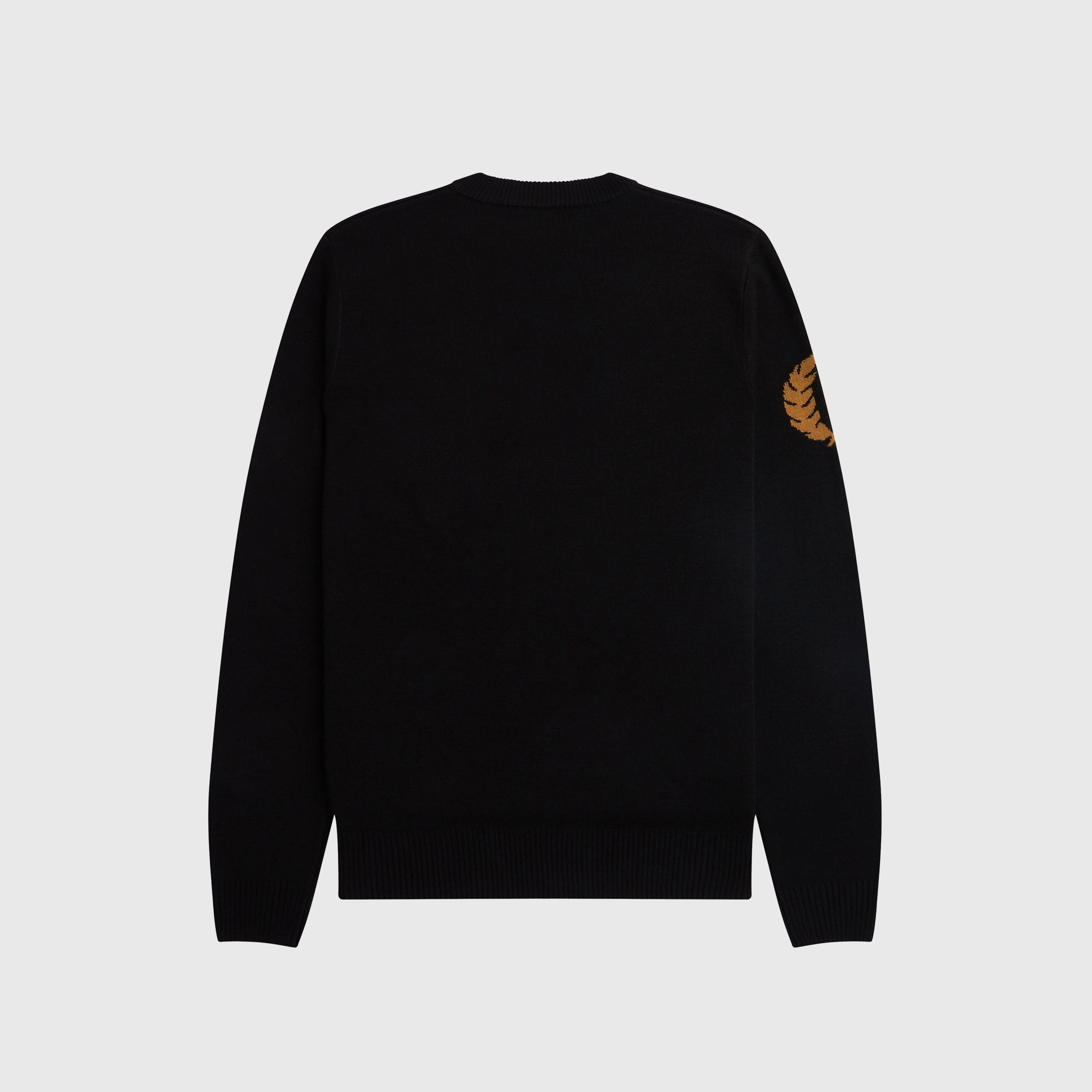 Fred Perry Laurel Wreath Crew Jumper - Black
