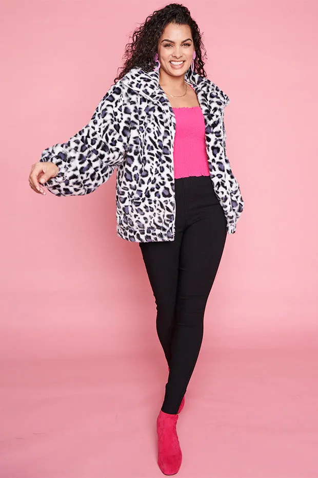 Fur Baby Snow Leopard Jacket