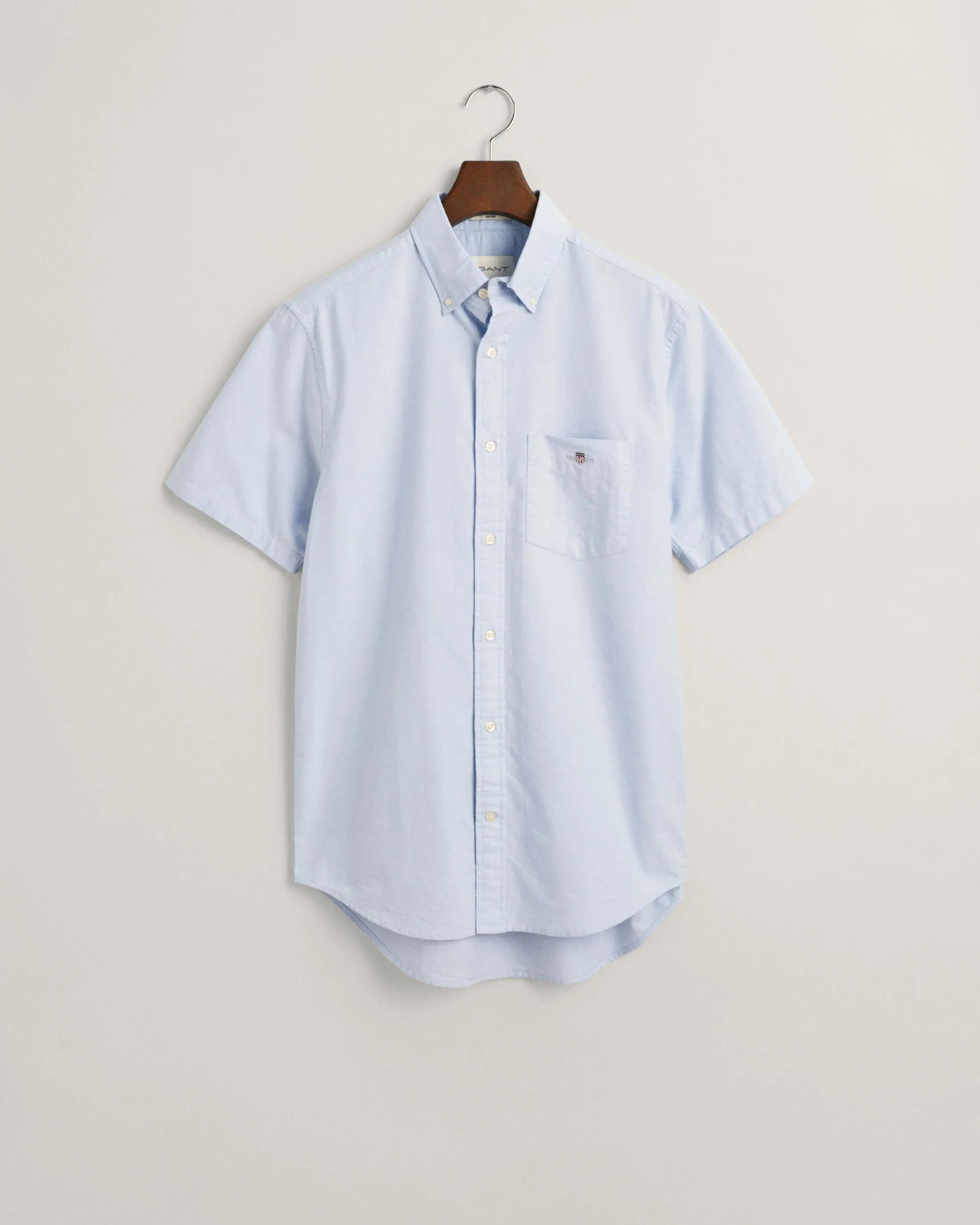 GANT - 3XL - Oxford SS Shirt, Light Blue