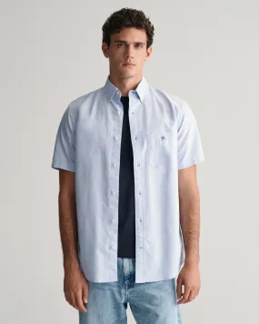 GANT - 3XL - Oxford SS Shirt, Light Blue