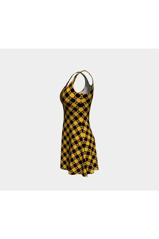 Go Gold Flare Dress