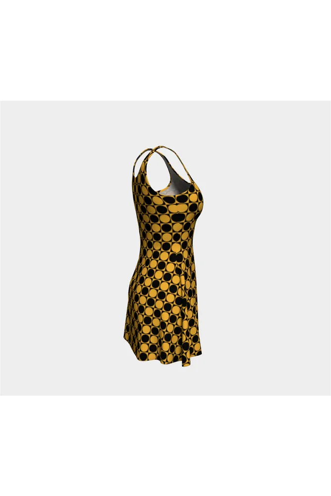 Go Gold Flare Dress