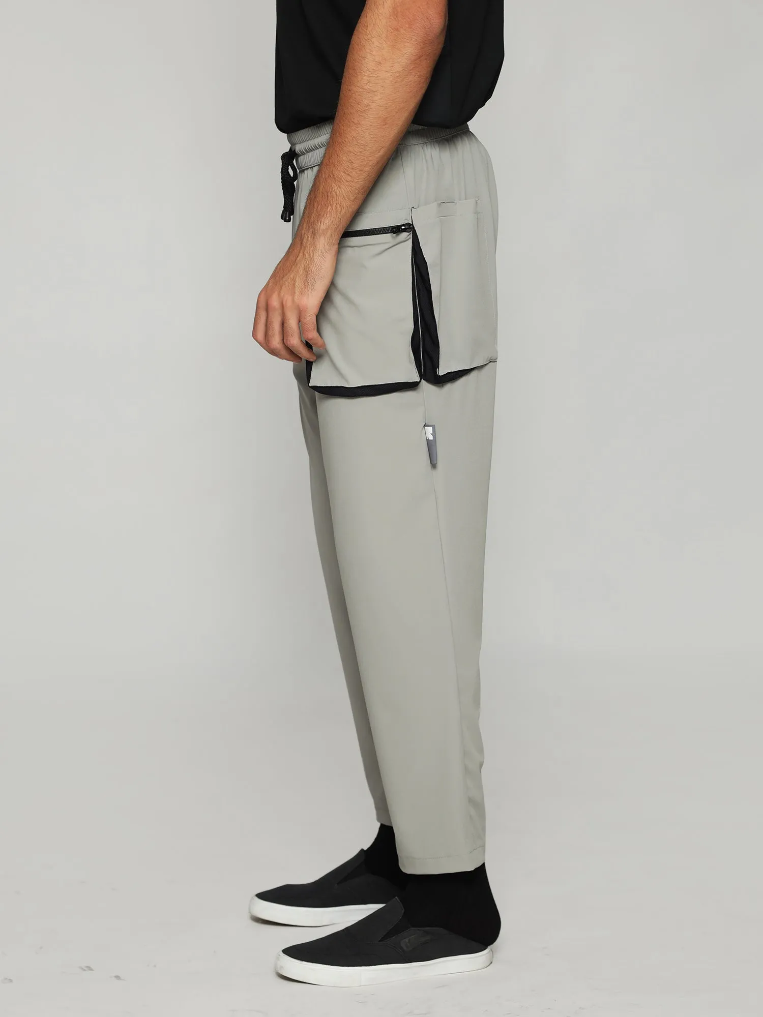 Grey Ultimate Travel Male Pants