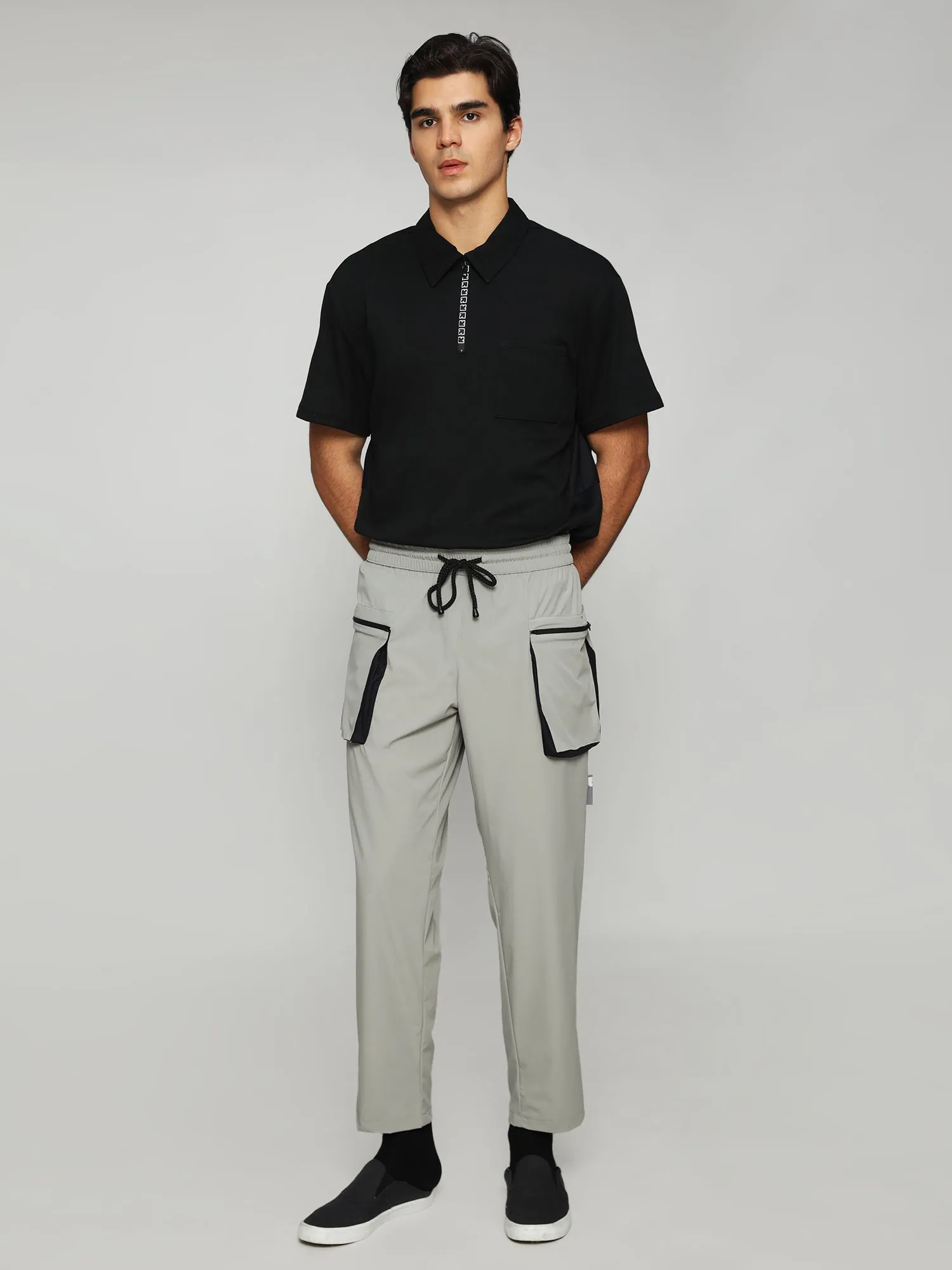 Grey Ultimate Travel Male Pants