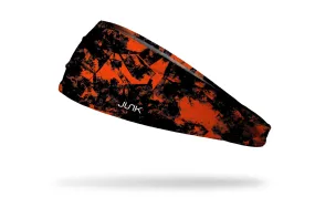 Gridiron Orange Black Headband
