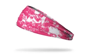 Gridiron Pink White Headband
