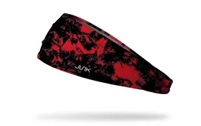 Gridiron Red Black Headband
