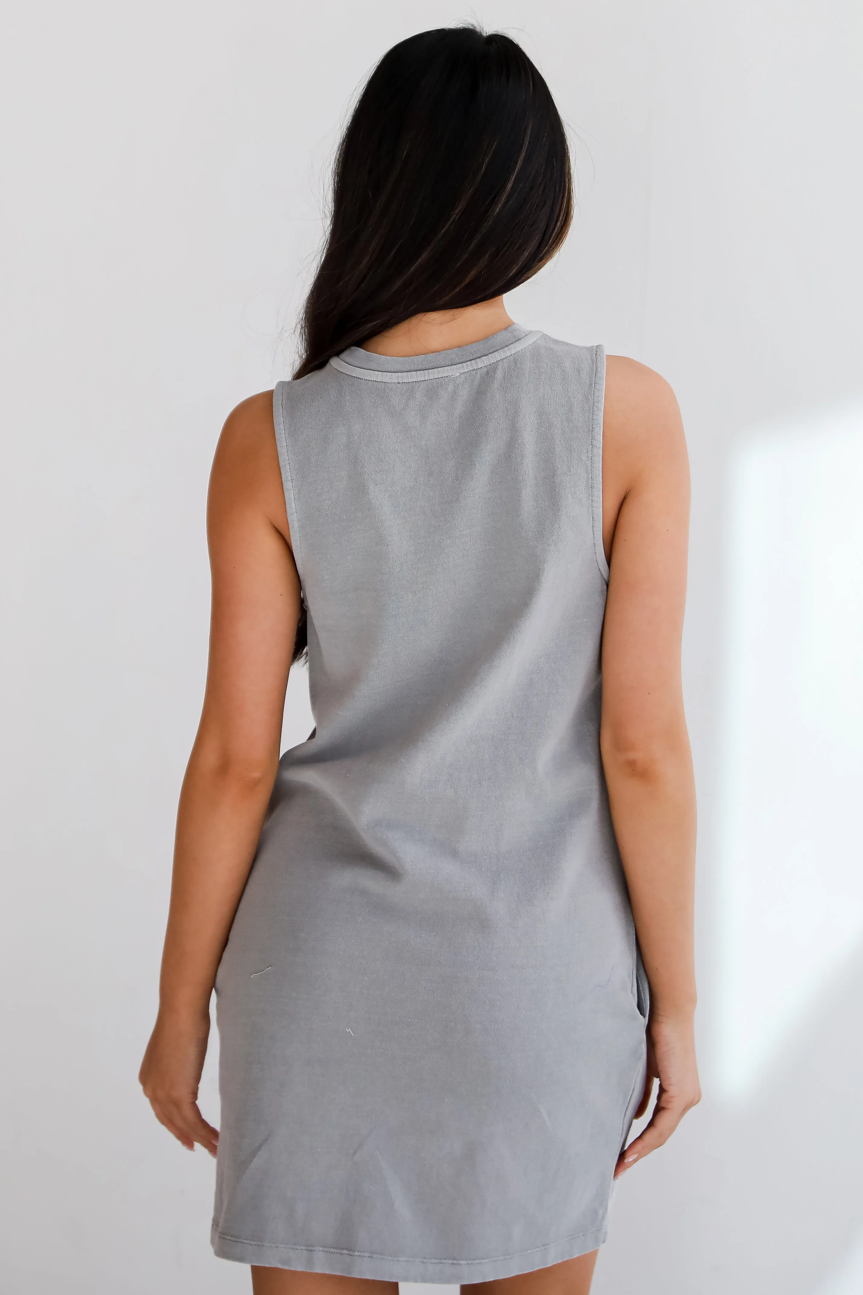 Hayley Sleeveless T-Shirt Mini Dress - DU DEAL
