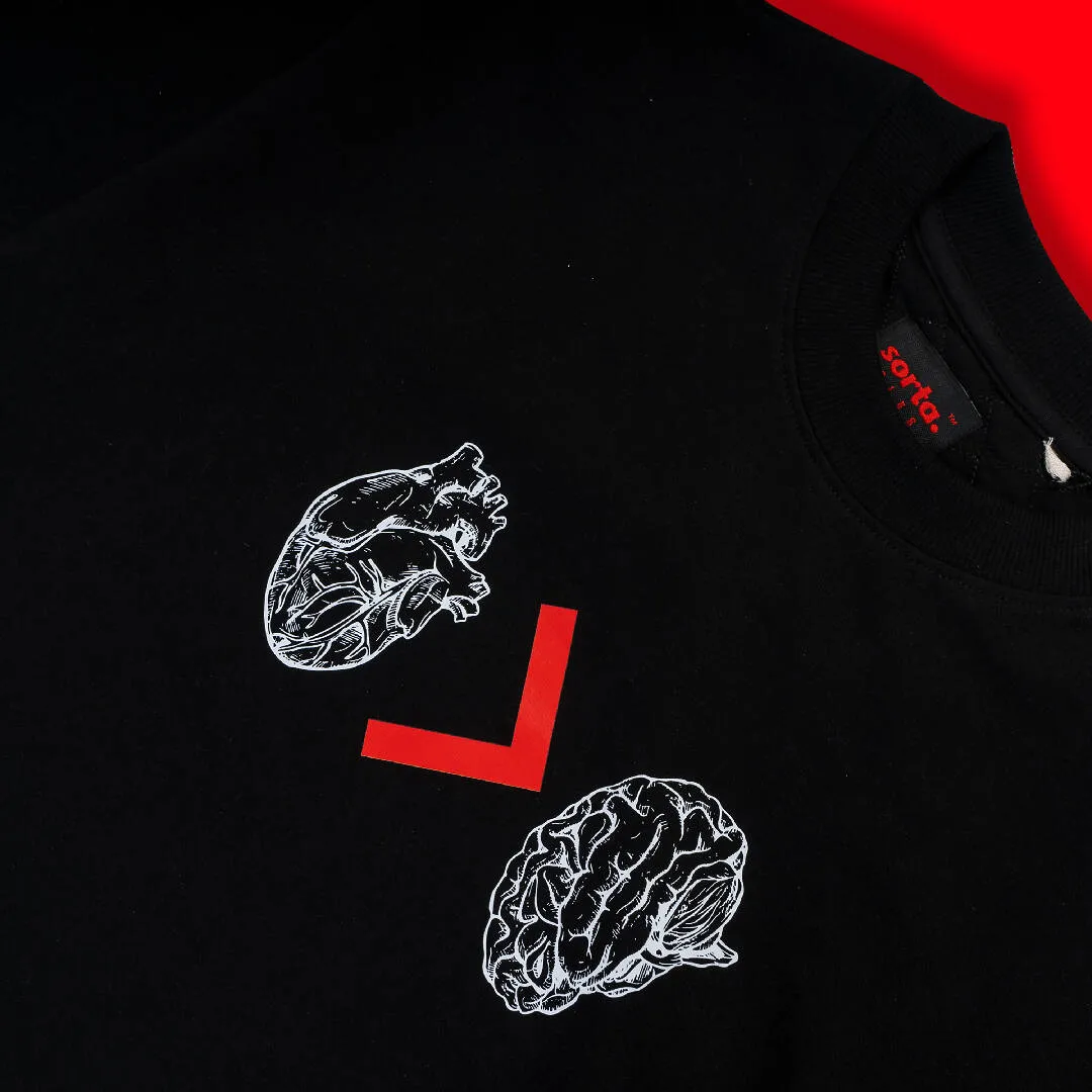 heart over brain.