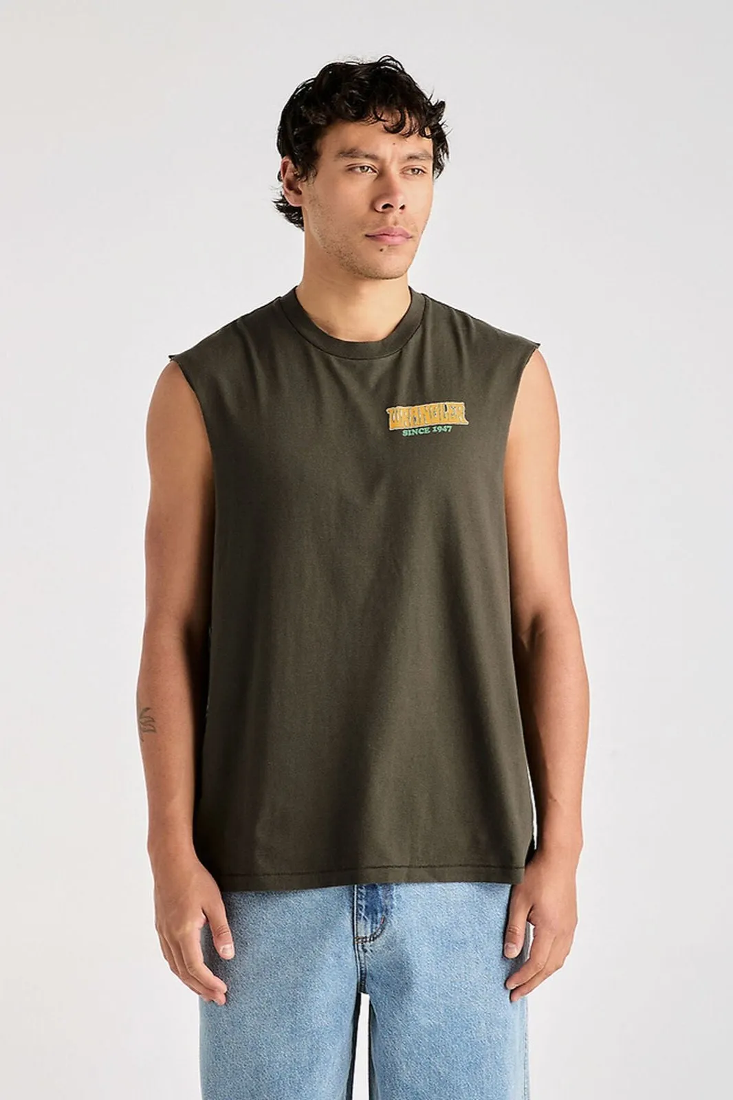 Hollow Fangs Muscle Tee | Dark Slate