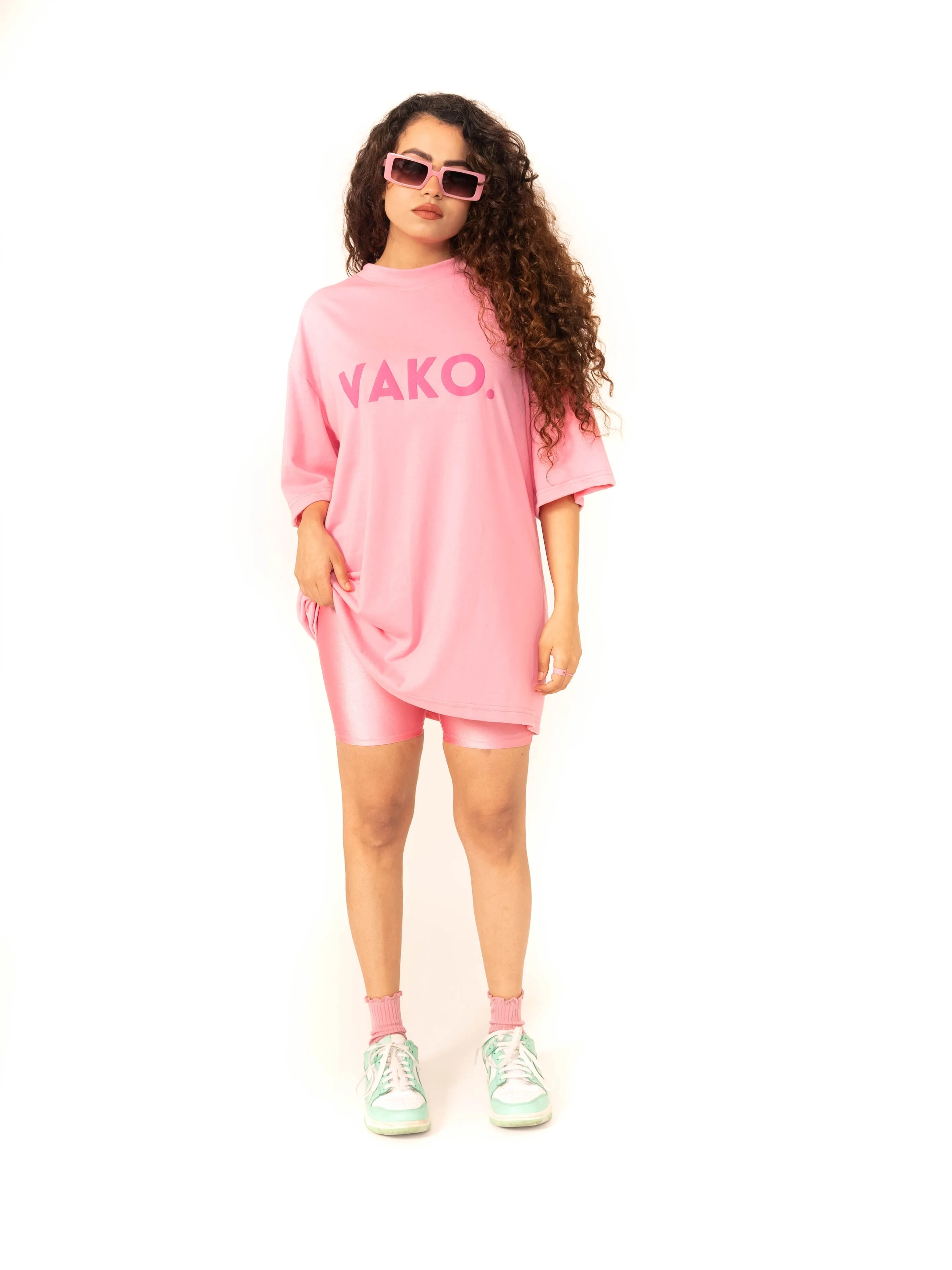How Much Pink Is Too Much Pink Logo T-Shirt