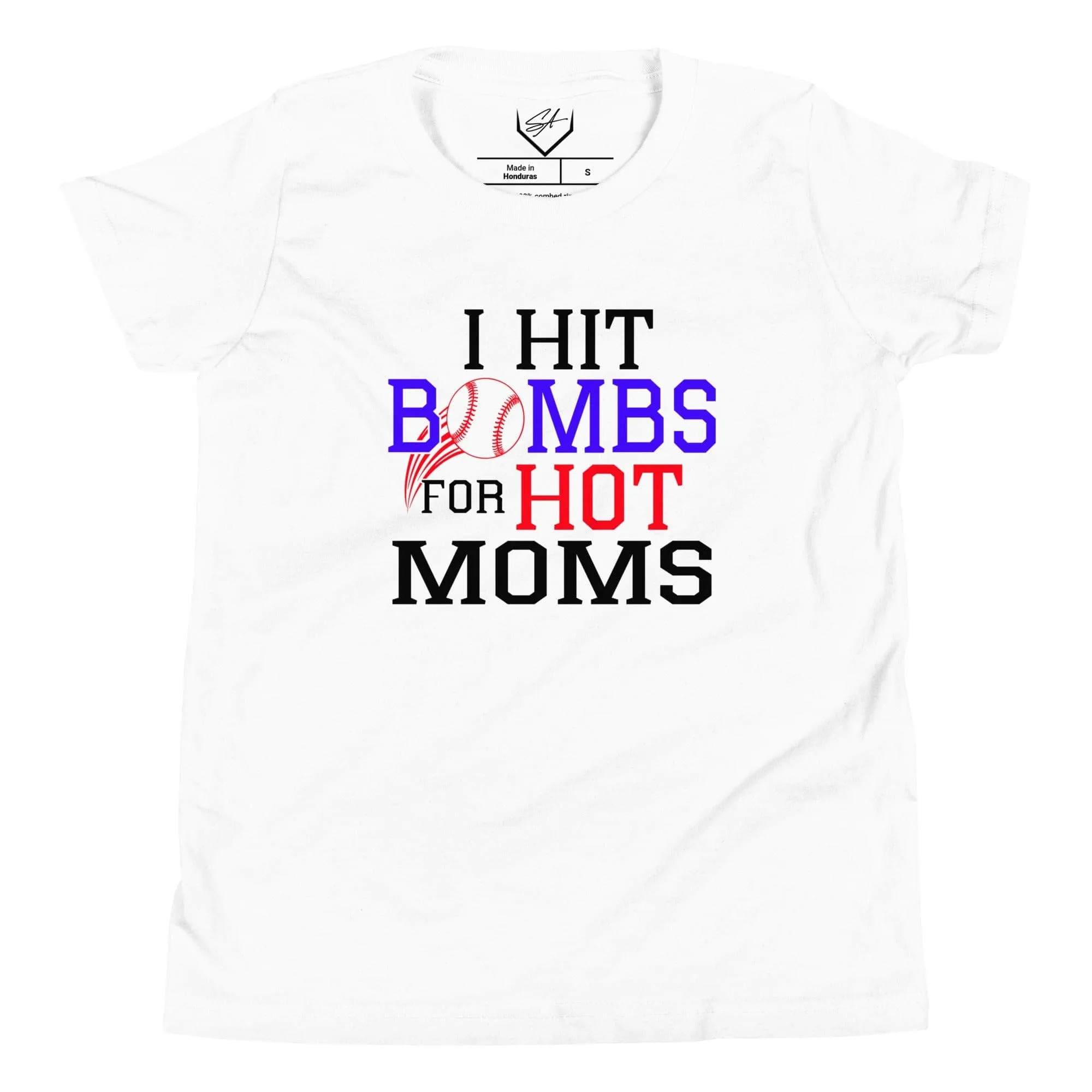 I Hit Bombs For Hot Moms - Youth Tee