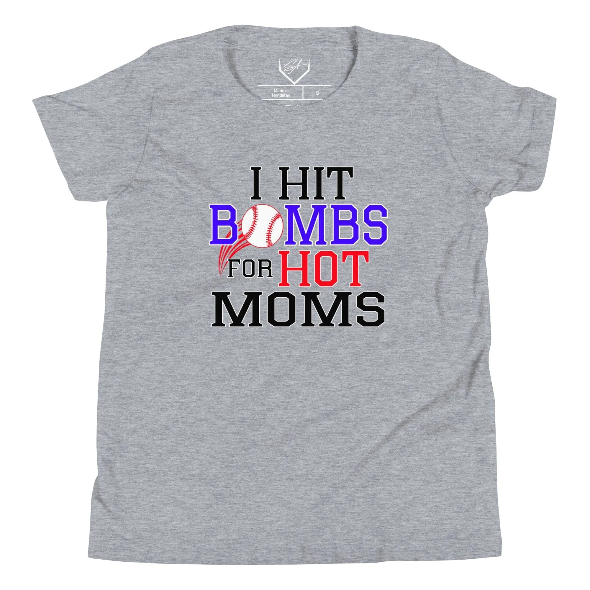 I Hit Bombs For Hot Moms - Youth Tee