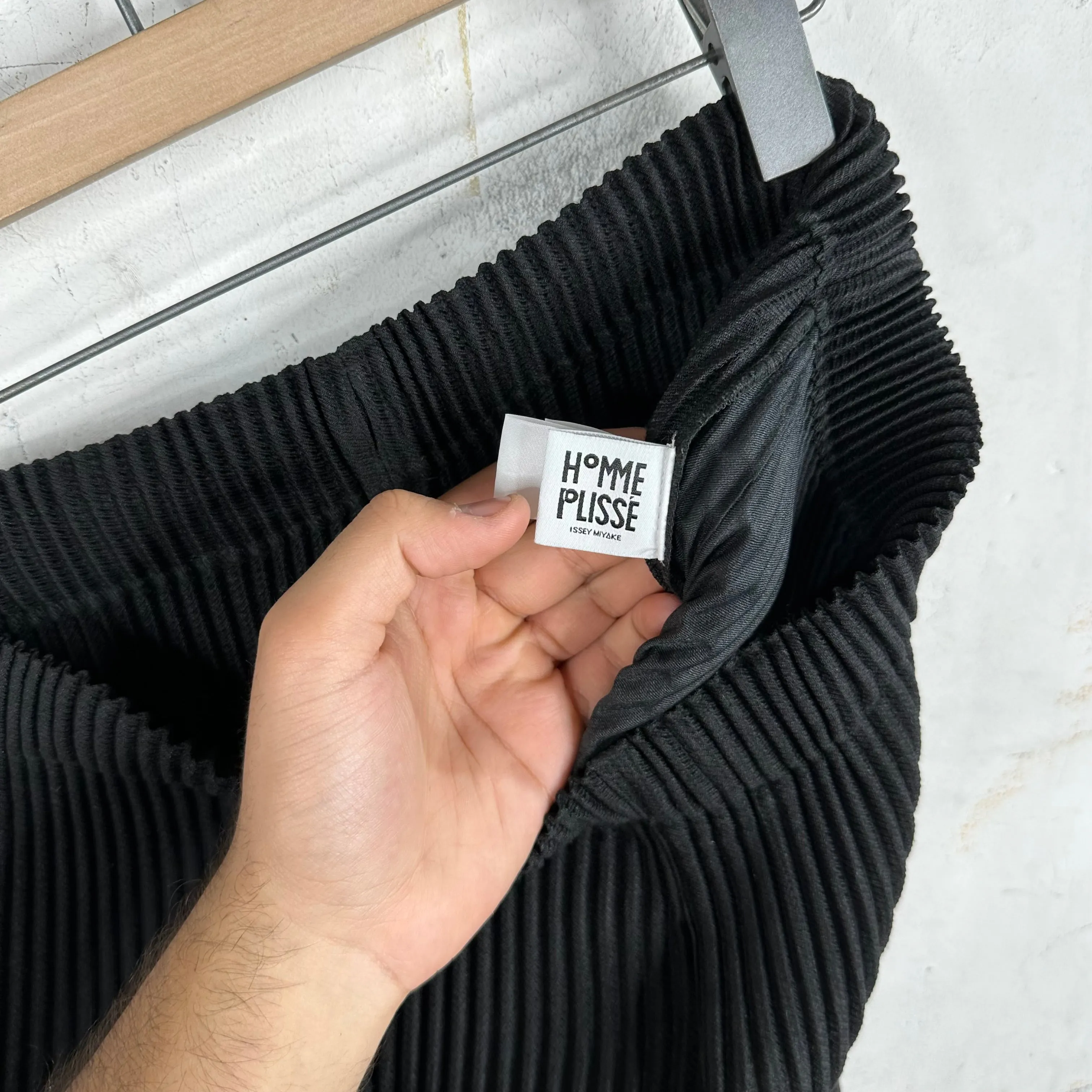 Issey Miyake Black Pleates Pants