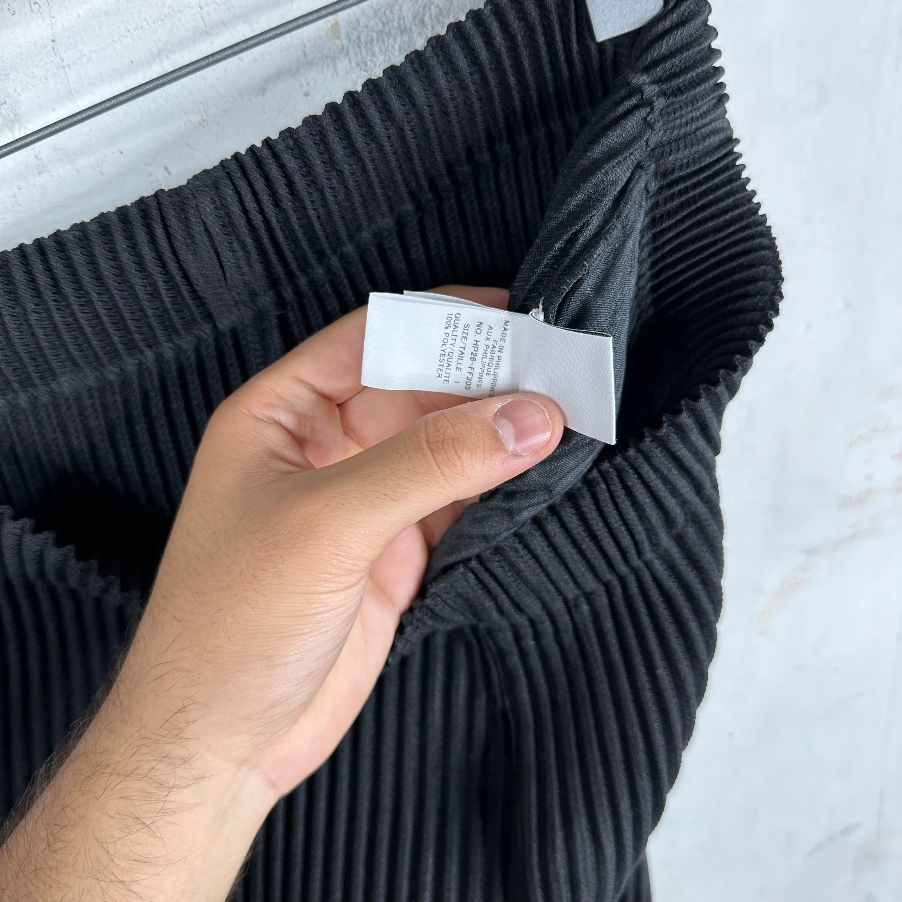 Issey Miyake Black Pleates Pants