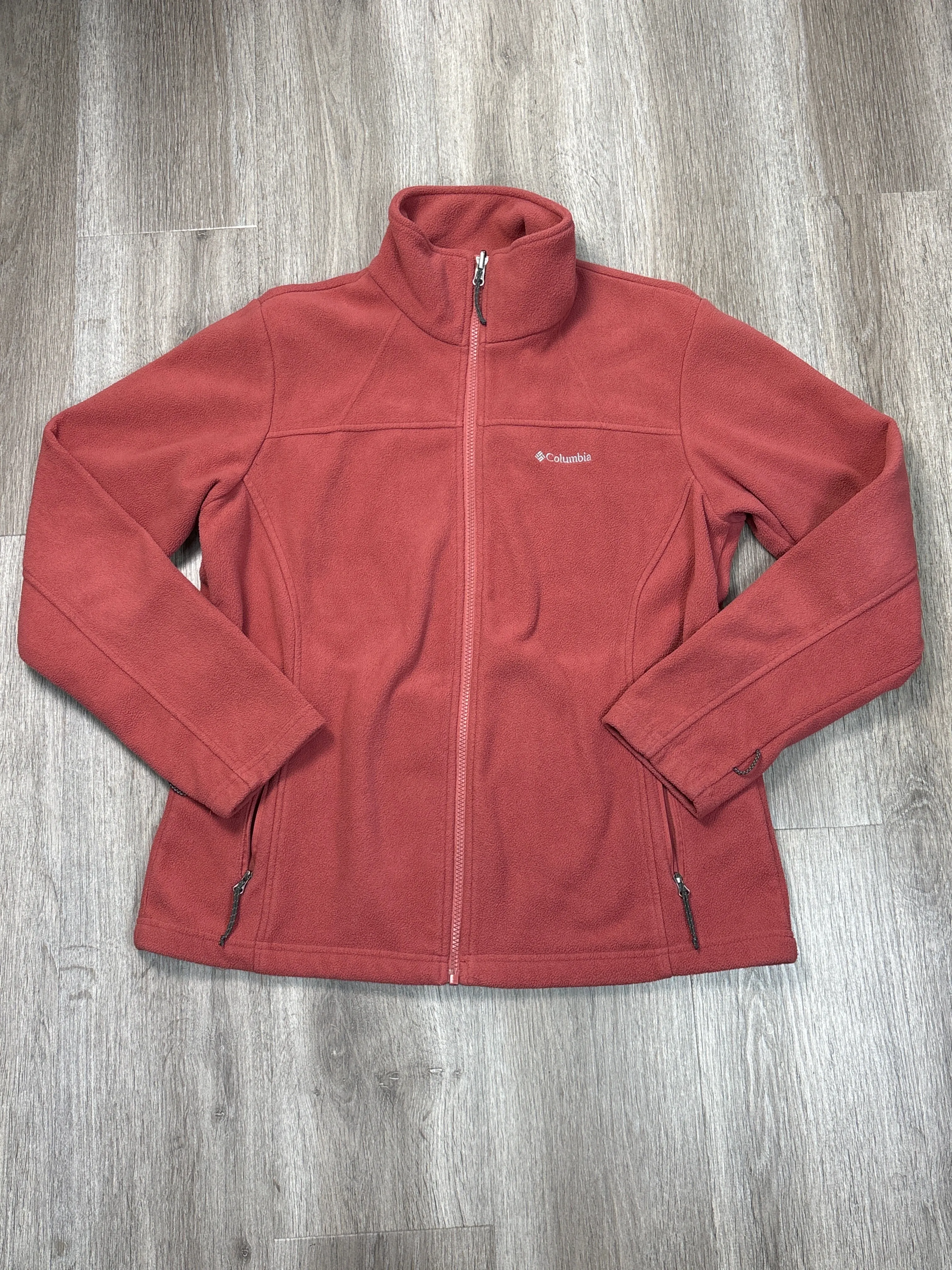 Jacket Fleece By Columbia In Pink, Size: L