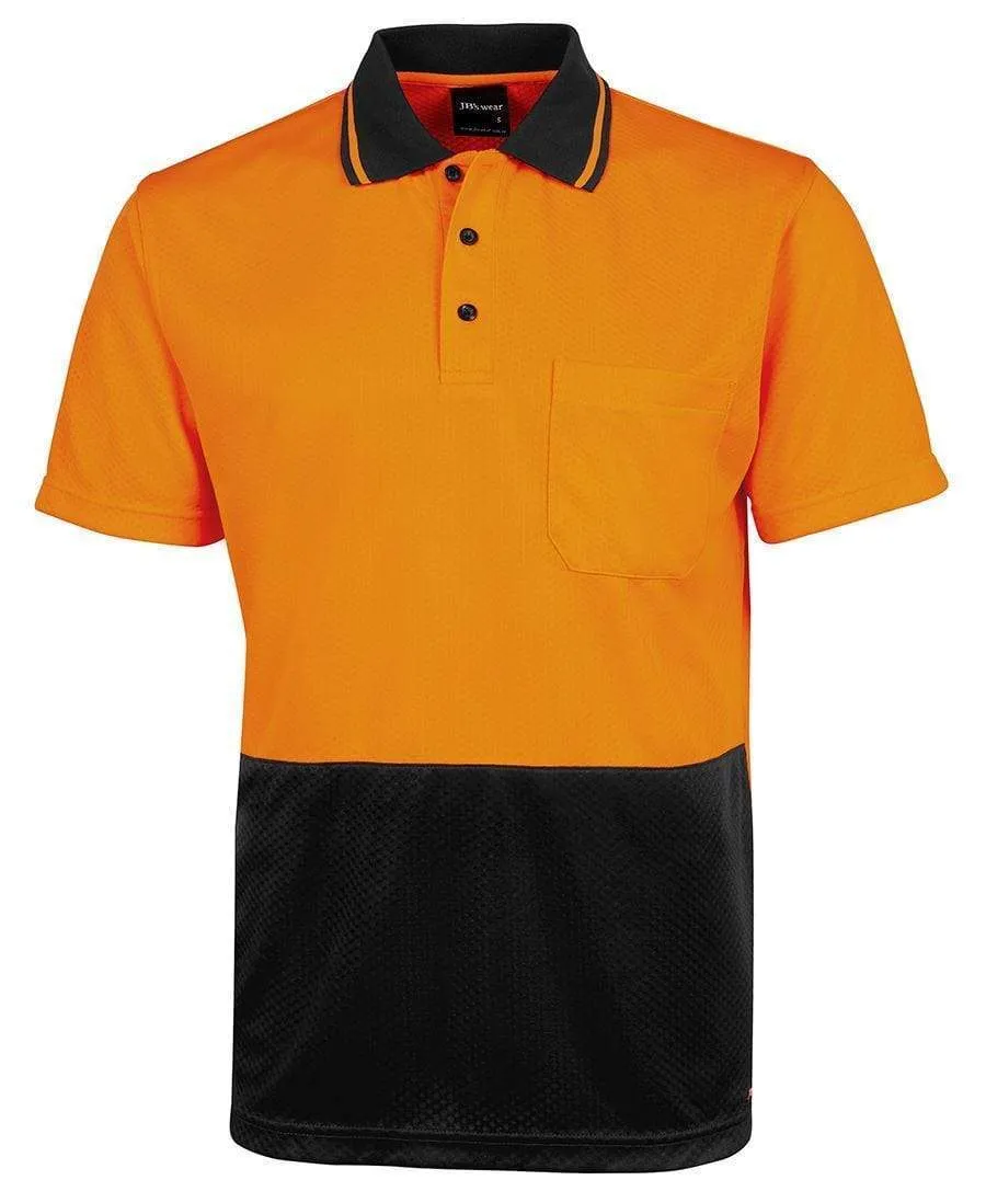 JB'S Hi-Vis Jacquard Non Cuff Polo 6HJNC