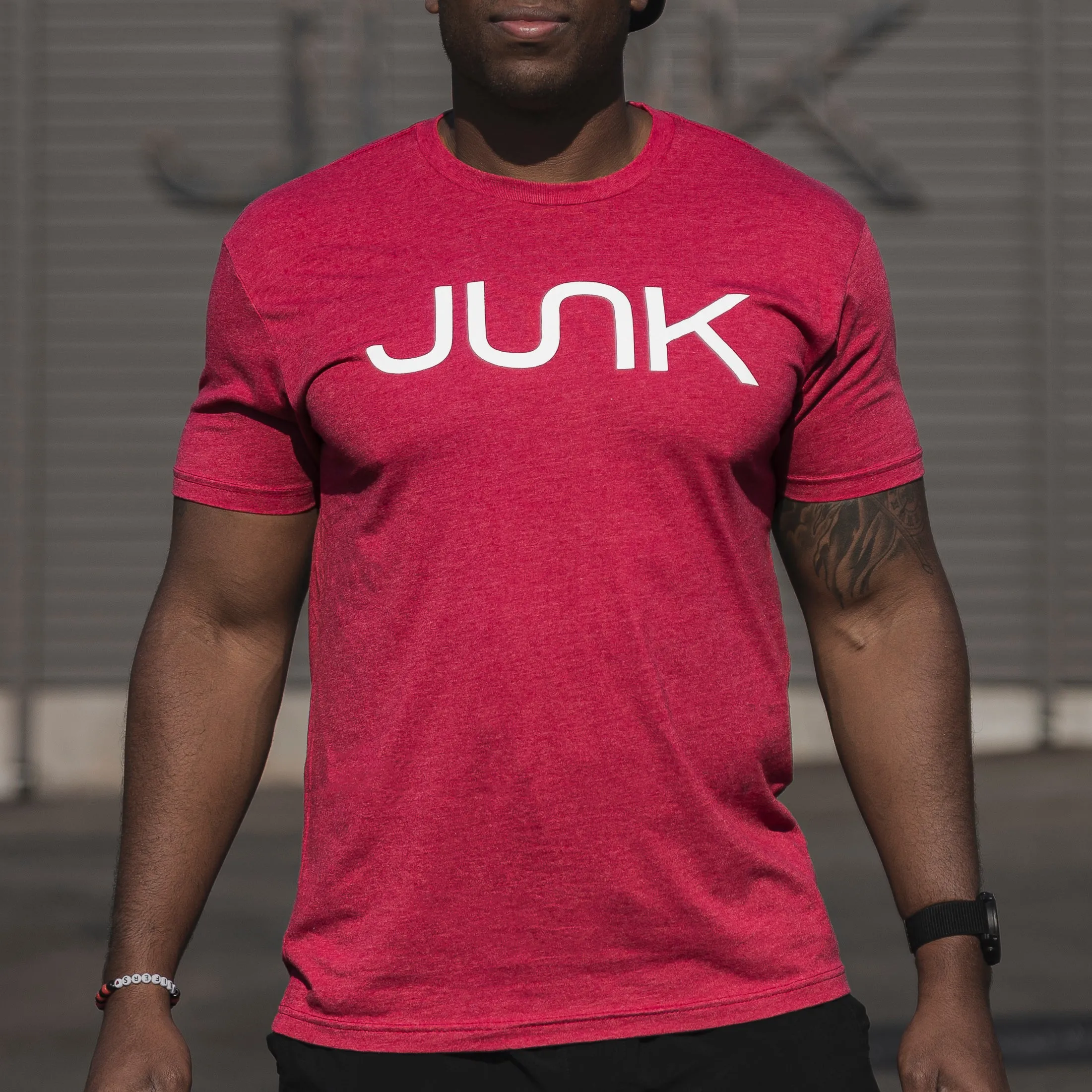 JUNK 60/40 Cardinal American Grunge Tee