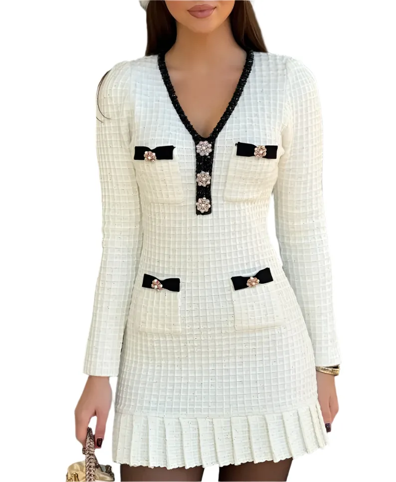 JURISALIN Knit Bodycon Dress
